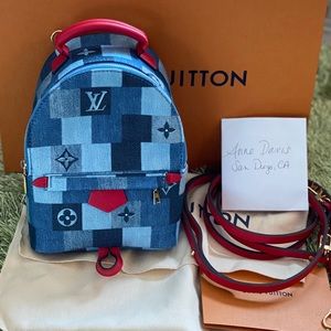 SOLD! Louis Vuitton Denim a Palm Springs Mini